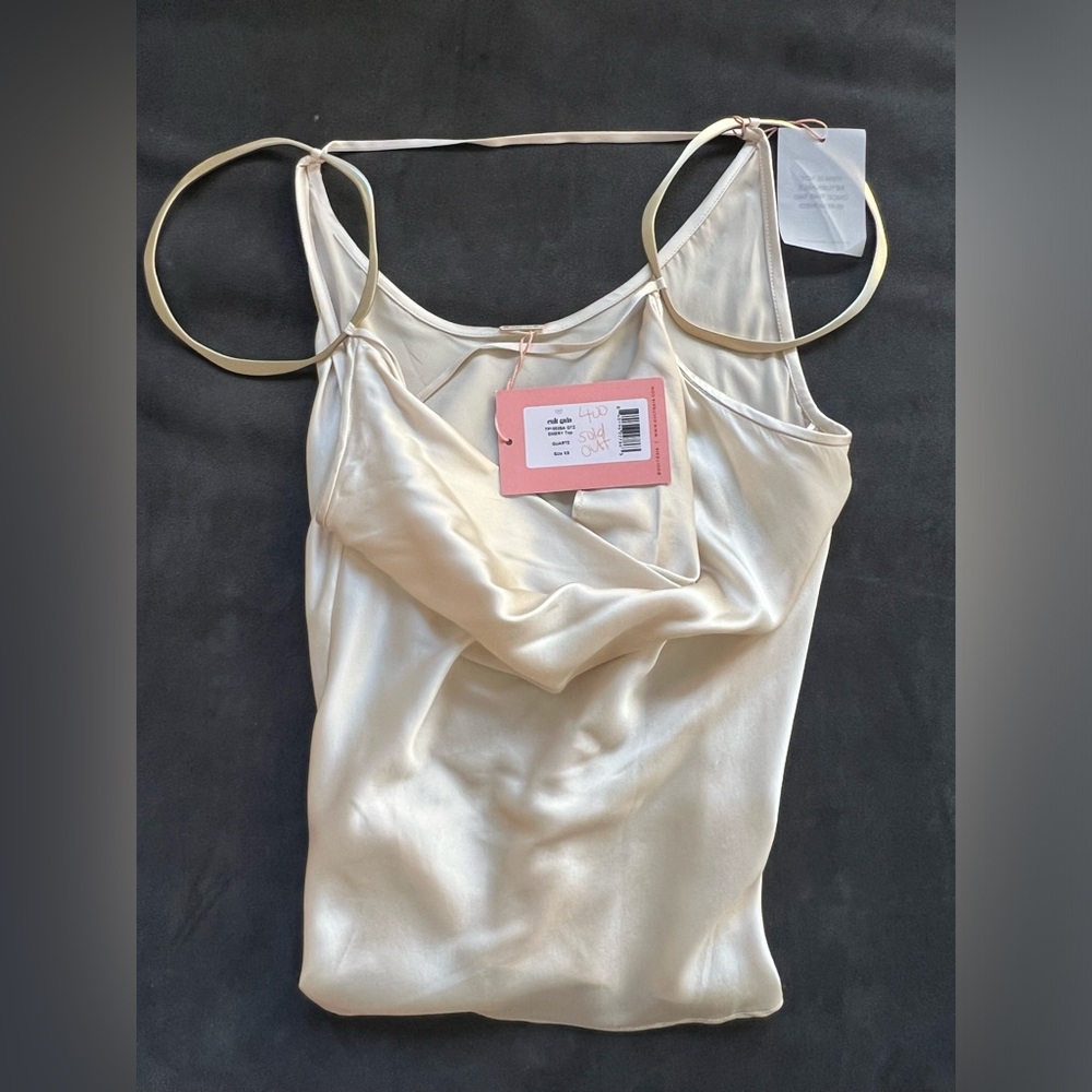 Cult Gaia Ivory Blouse